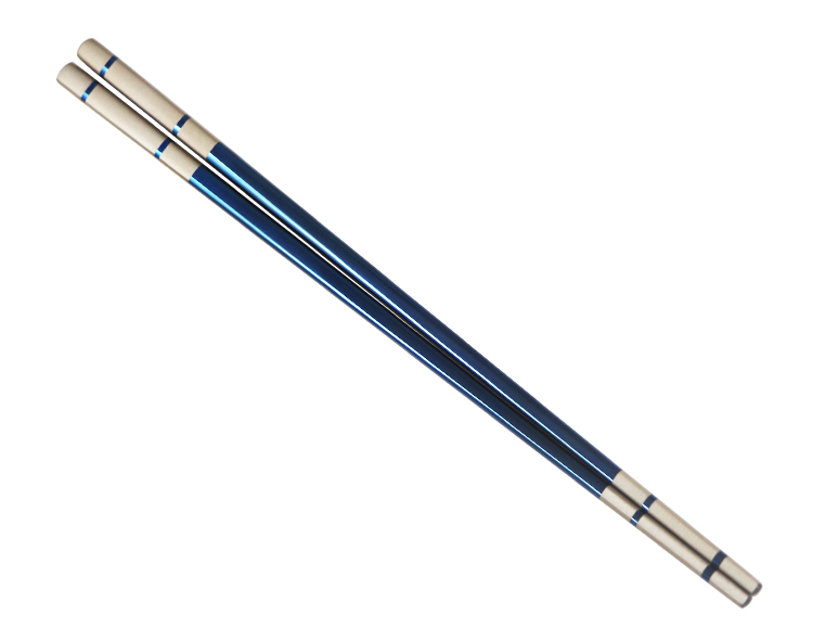 
  
Blue Colour Stainless Steel Chopsticks

